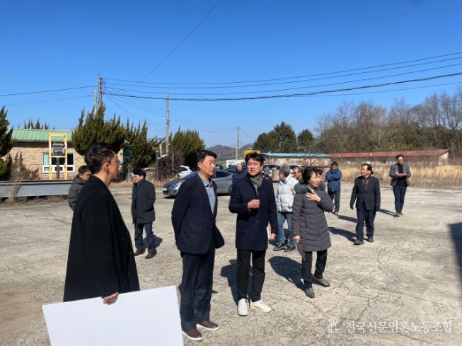 김동구 전북도의원, 군산 성산면 산곡지구 농촌공간정비사업 추진상황 점검