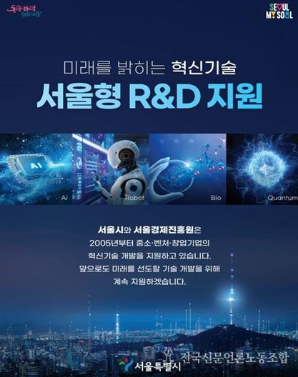서울형 R&D 지원 홍보 포스터