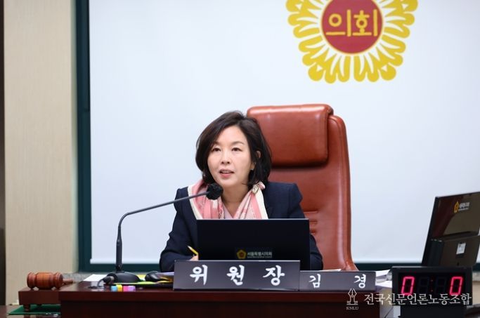 서울시의회 문화체육관광위원회 김경 위원장