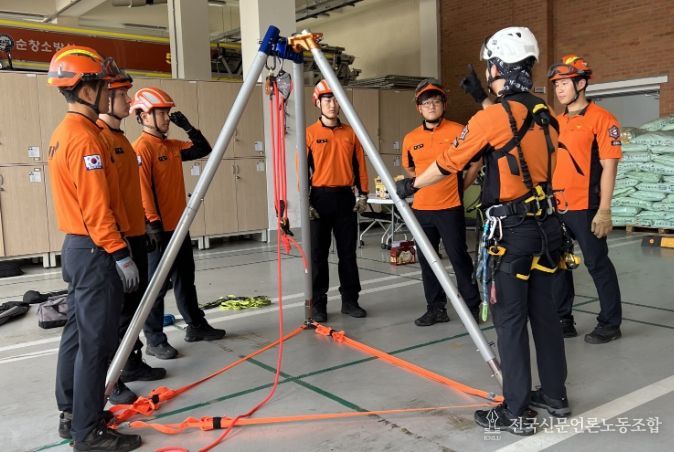 전북자치도소방본부, ‘찾아가는 구조장비 교육’으로 현장대원 역량 강화