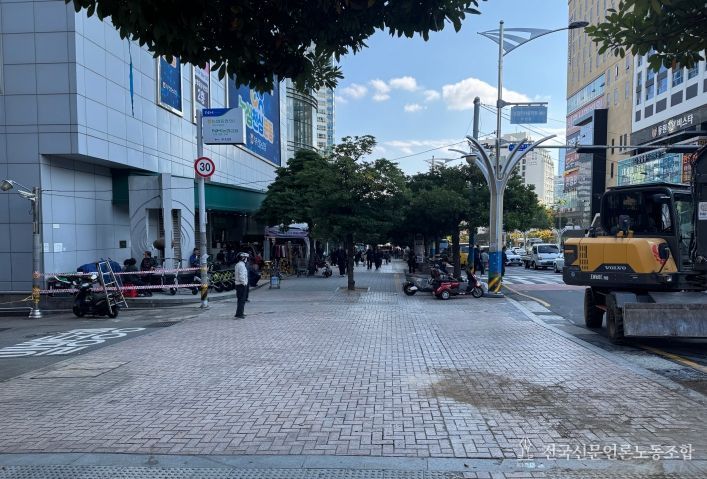 부산진구, 부전역 앞 노점 정비 시행