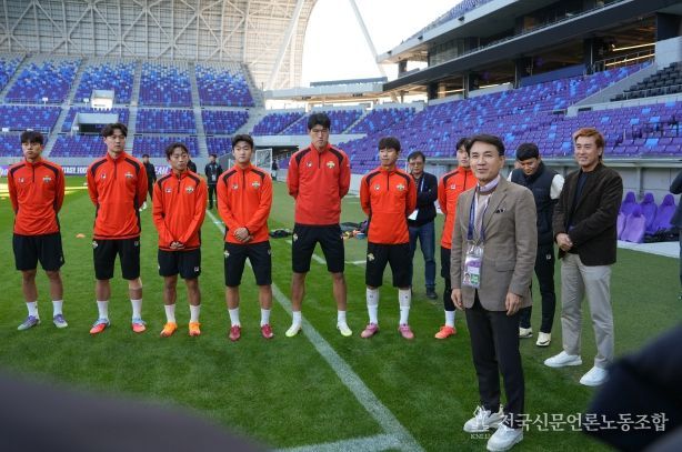 히로시마 스타디움 방문 및 선수단 격려