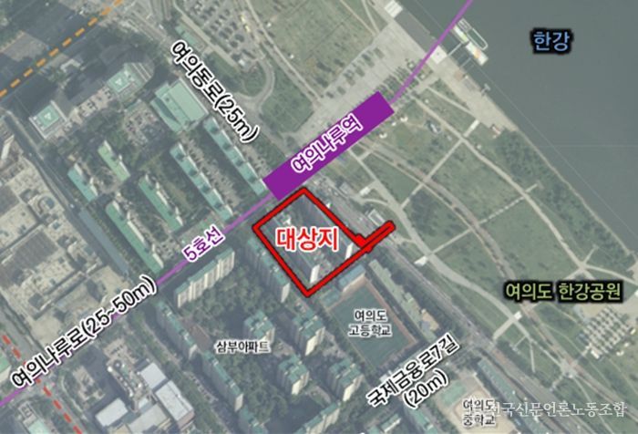 위치도(영등포구 여의도동 30 일대)