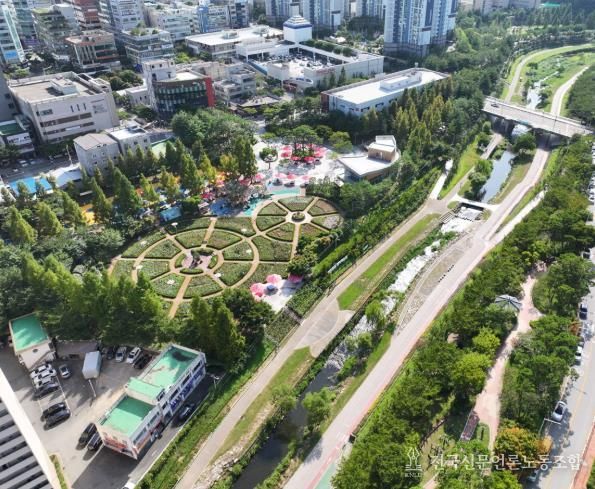 좌광천 지방정원 전경