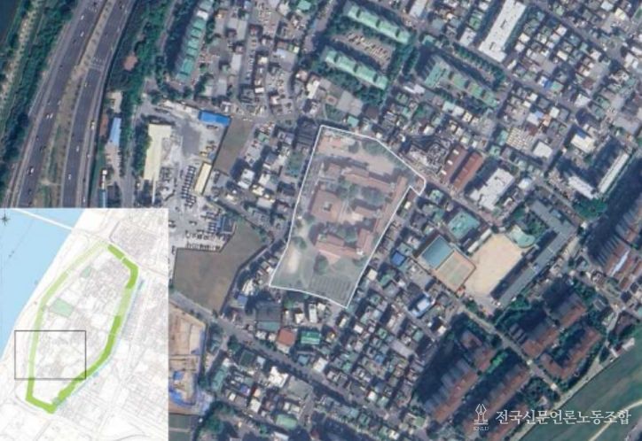 풍납동 창의마을부지 위치도