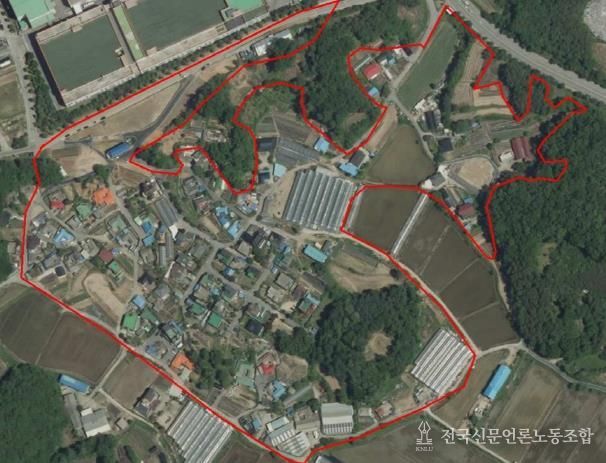 구암지구 위치도