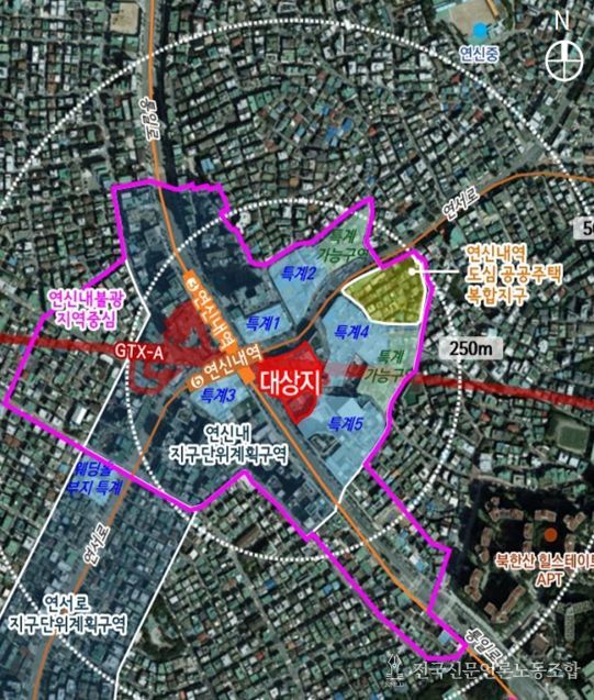 위치도 (은평구 불광동 380-20번지 일대)