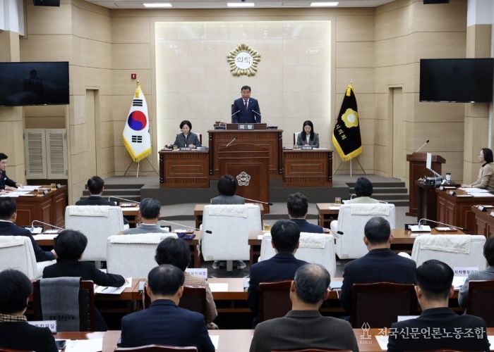 계룡시의회, 제185회 2차 정례회 모두 마무리
