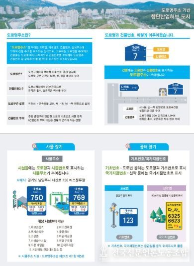 남양주시, 시민 편의 위한 휴대용 주소정보안내도 제작 …읍면동에 배포