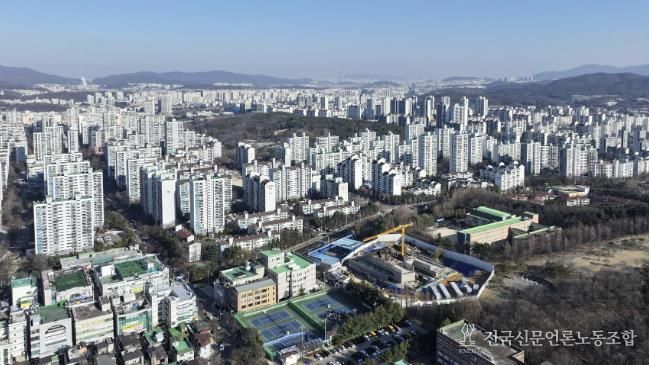 분당 노후계획도시 전경