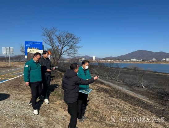 장금용 창원특례시장 권한대행, 대산면 들풀화재 현장점검 나서