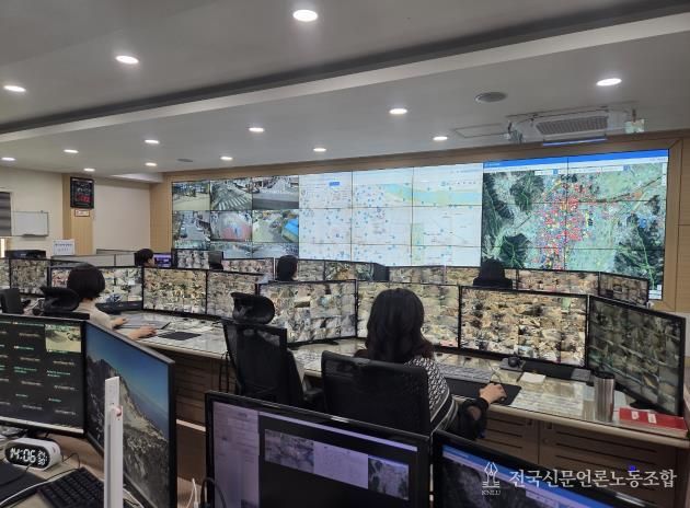 상주시 CCTV통합관제센터 관제요원 상주경찰서장 감사장 수여