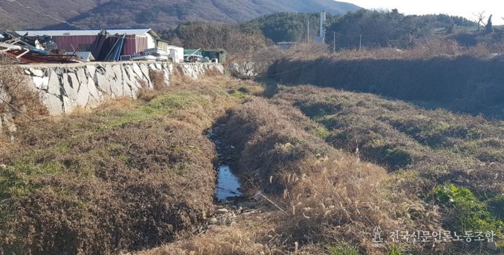 우기 대비 소하천 정비사업 조기 발주완료..
