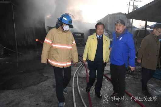 유희태 완주군수, 새벽 현장 진두지휘… 주민 안전 최우선 조치