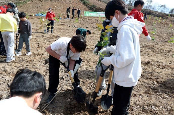강진군, 제81회 식목일 나무심기 행사