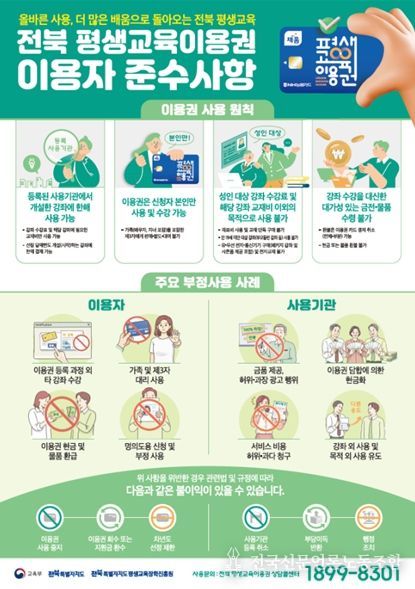 『2026년 전북특별자치도 평생교육이용권』지원사업