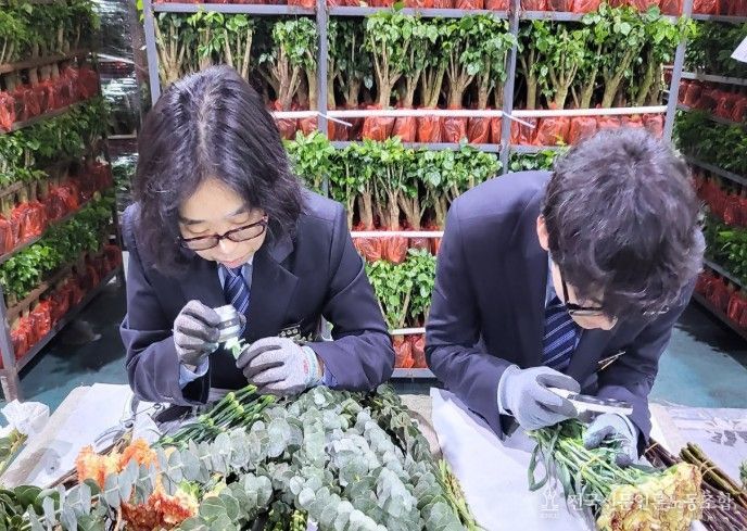 수입 화훼류 현장검역