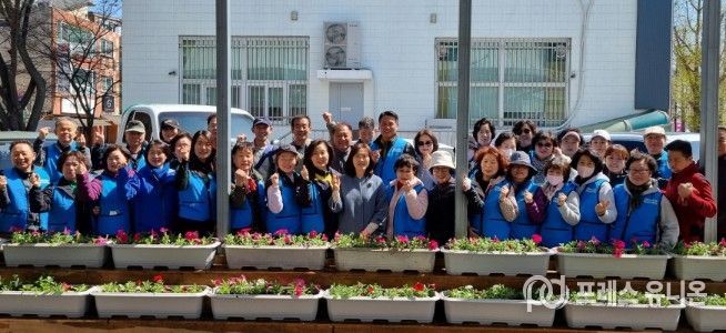 고양시 대화동, 2026년 봄맞이 초화 식재 행사 개최
