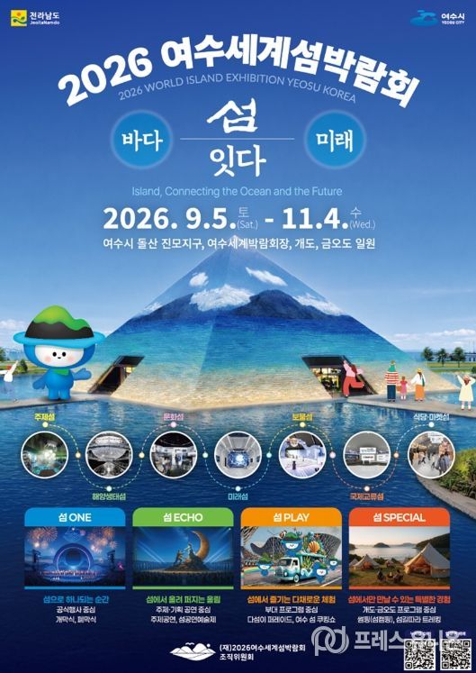 2026여수세계섬박람회 포스터