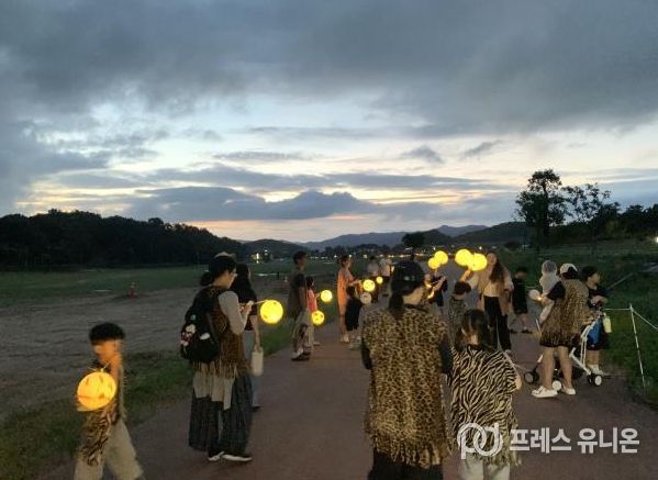 화순 고인돌의 낮과 밤 프로그램 진행 모습