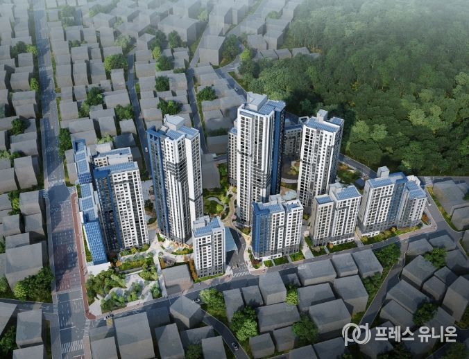 시흥4동 817번지 일대 모아타운 내 모아주택 사업 조감도