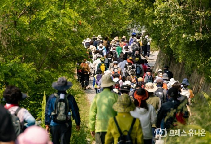 영주시, 봄철 걷기 명소 ‘동서트레일 영주 구간’ 주목