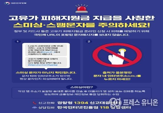 스미싱 피해예방 대응요령